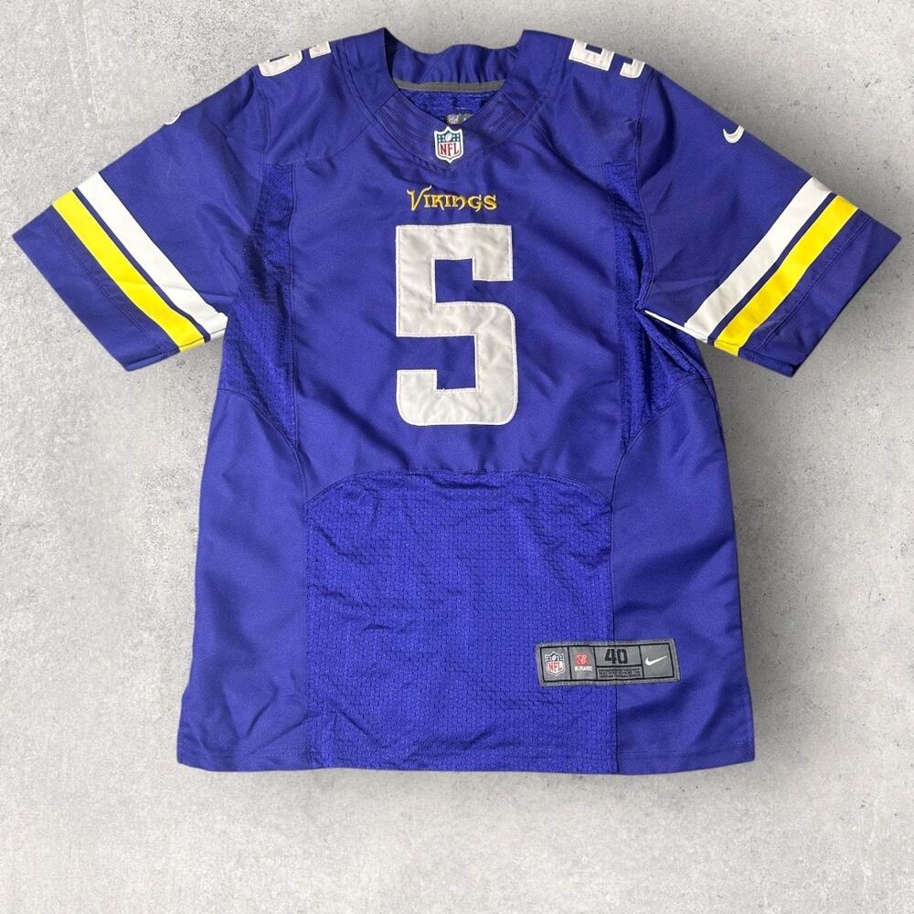 Minnesota Vikings Nike‎ Jersey Mens M Teddy Bridgewater 5 On Field NFL Stitched